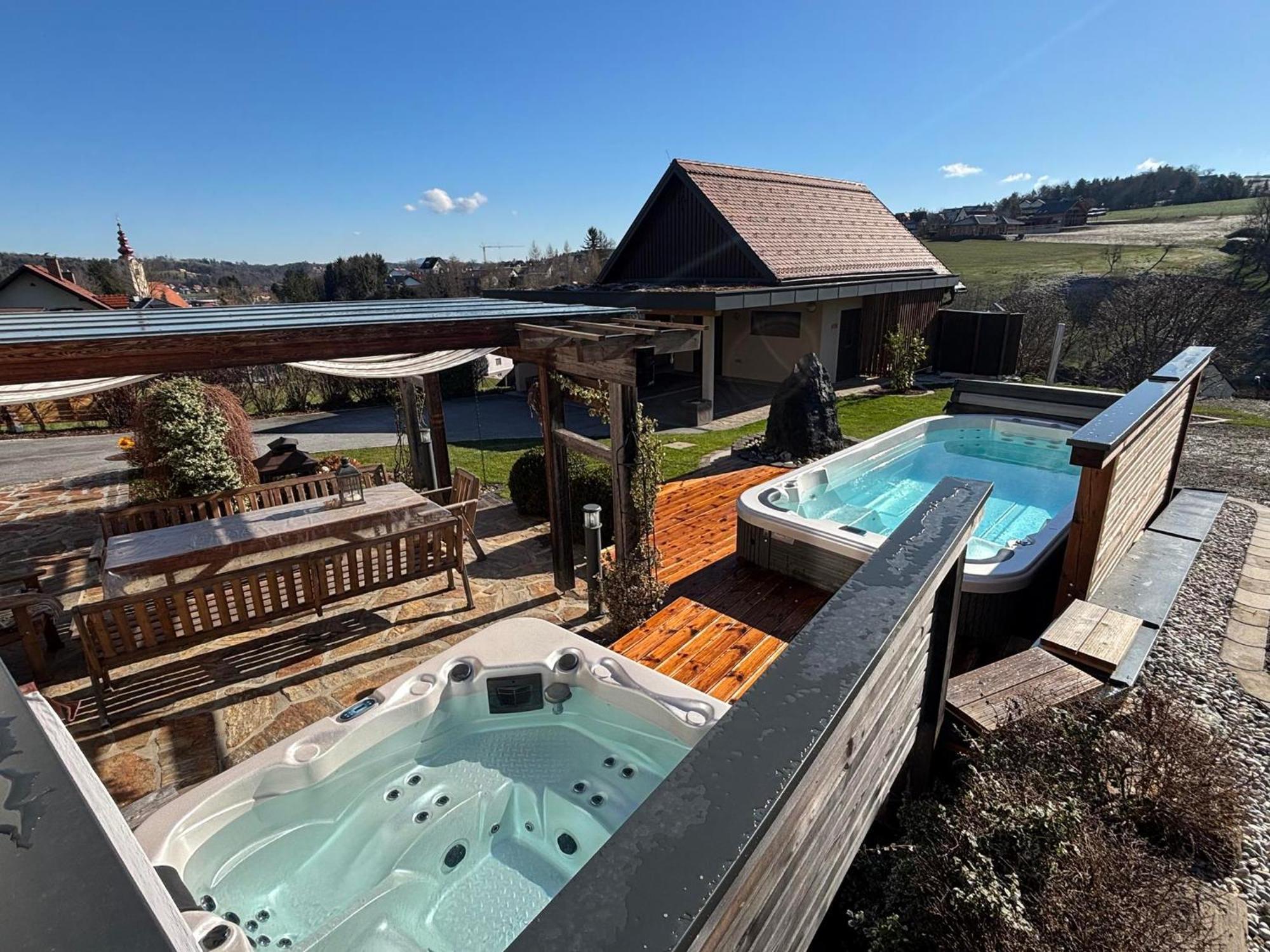 Das "Ferienhaus Eibiswald" Landhaus Refugium Im Schilcherland - Sauna Und Spa Exterior photo
